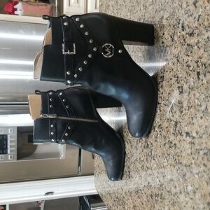 Michael Kors Black Preston Bootie Size 10